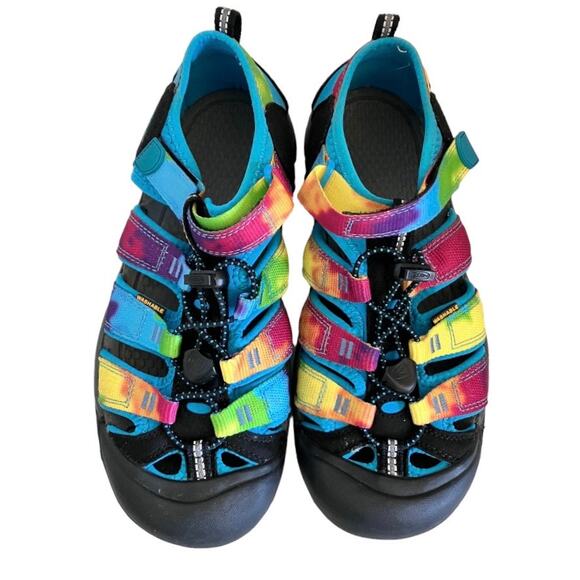 Keen Newport Retro Tie Dye Hiking Sandals Size 5 - Picture 2 of 4